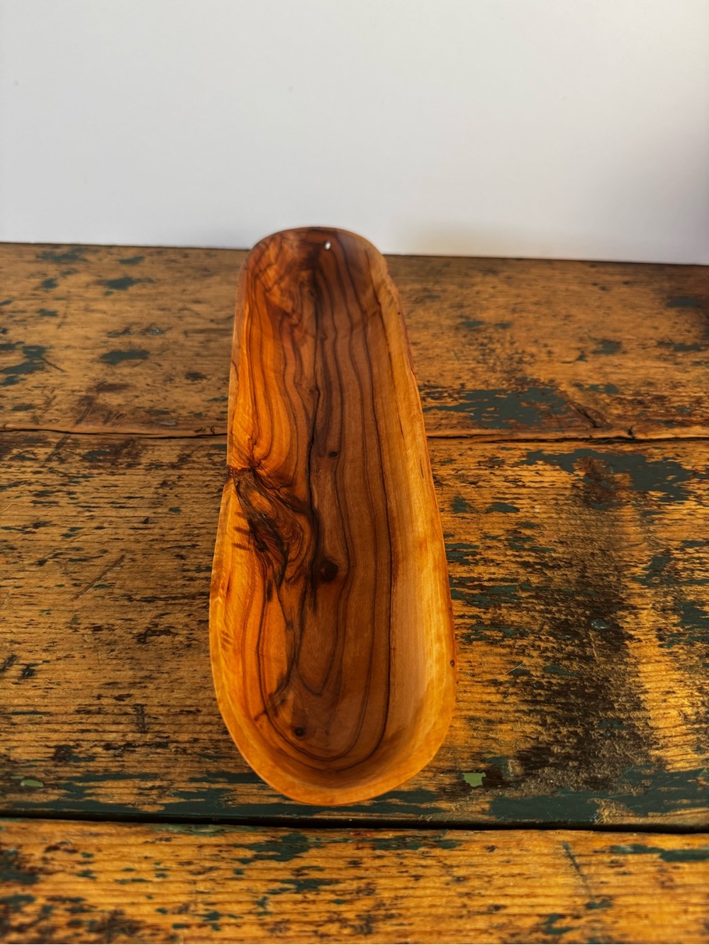 Handcrafted Wooden Incense Holder - Natural Brown